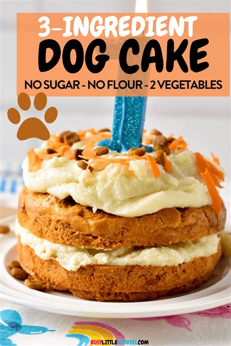 Easy 3 Ingredient Dog Cake Recipe Everyone Will Love