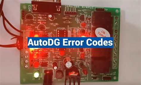 AutoDG Error Codes: Your Ultimate Troubleshooting Guide