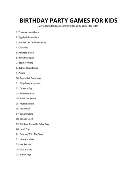 Ultimate Birthday Party Games Ideas to Wow Your Guests