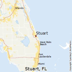 Florida Map Stuart Fl