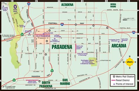 Pasadena CA: Detailed Interactive Map Guide