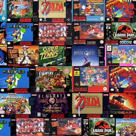 Unlock Retro Gaming: Top Roms for Super Nintendo SNES Collection