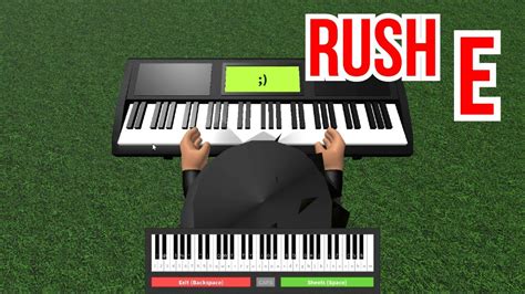 Best 'Rush E' Roblox Piano Sheet Guide