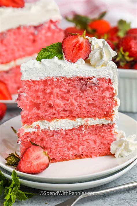 Strawberry Cream Cake