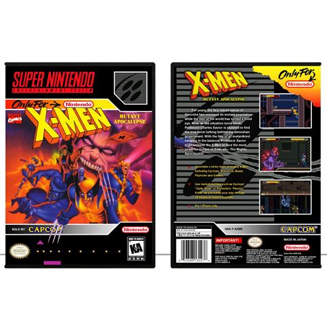 Super Nintendo X-Men Mutant Apocalypse Showdown