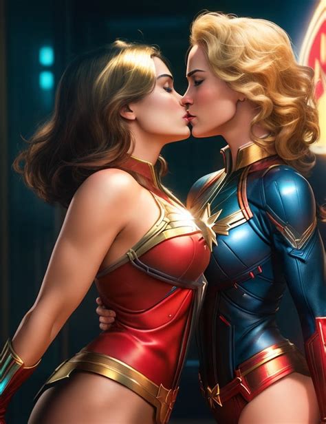 Supergirl Kisses Captain Marvel: A Surprising Team-Up Unveiled