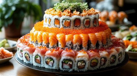 Sushi Cake Delight: A Unique Culinary Adventure
